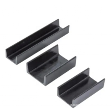 Canal de aço padrão DIN st37-2 estrutura de aço pré-galvanizado canal de suporte com fenda usado tipo u estrutura de metal de seção de aço
